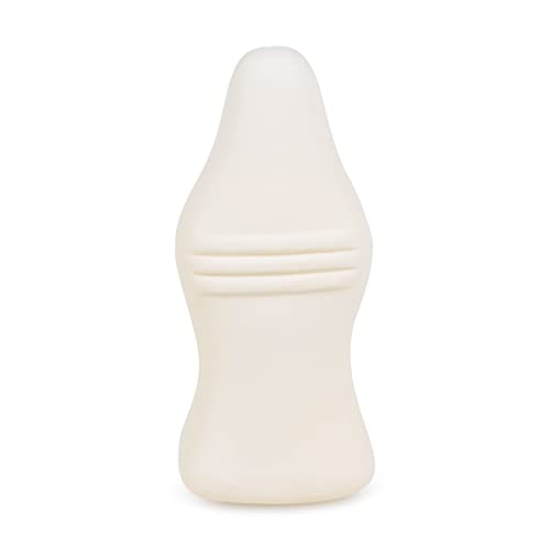 Petface Retro Ernie the Milk Bottle Latex Dog Toy | Lightweight Squeaker for Fetch | Natural Rubber 3