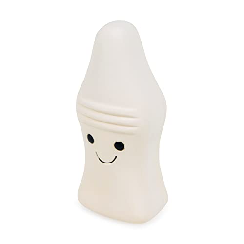 Petface Retro Ernie the Milk Bottle Latex Dog Toy | Lightweight Squeaker for Fetch | Natural Rubber