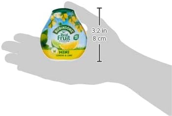 Robinsons Mini No Added Sugar Lemon and Lime Flavoured Concentrated Squash, 66 ml (Pack of 6)