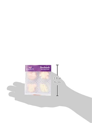 Culpitt Pink Baby Sugar Pipings - Pack of 12 Cake Decorations 5