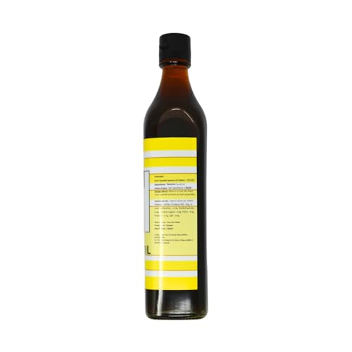 FOREWAY 100% Pure Toasted Sesame Oil - Rich & Aromatic Flavor | 500ml Bottle