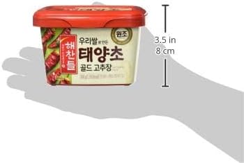 CJ Haechandle Medium Hot Chilli Pepper Paste (Square) Gochujang, 500g 3