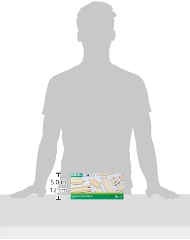 BRIO World Expansion Pack - Beginner Wooden Train Track Set for Kids 3+