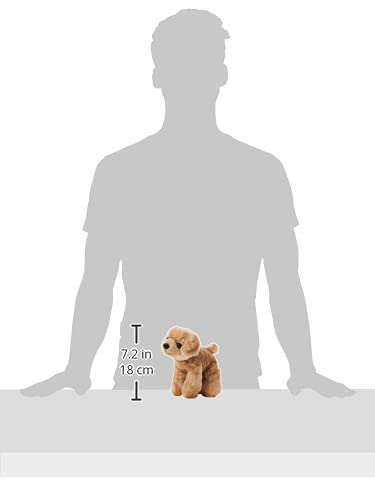 Aurora World Mini Flopsie Golden Retriever Plush Toy - Soft Cuddly Stuffed Animal for All Ages 2