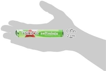 Trebor Softmints Peppermint Flavour, 44 Pack, Vegan & Vegetarian Friendly Chewy Mints with Crunchy Shell