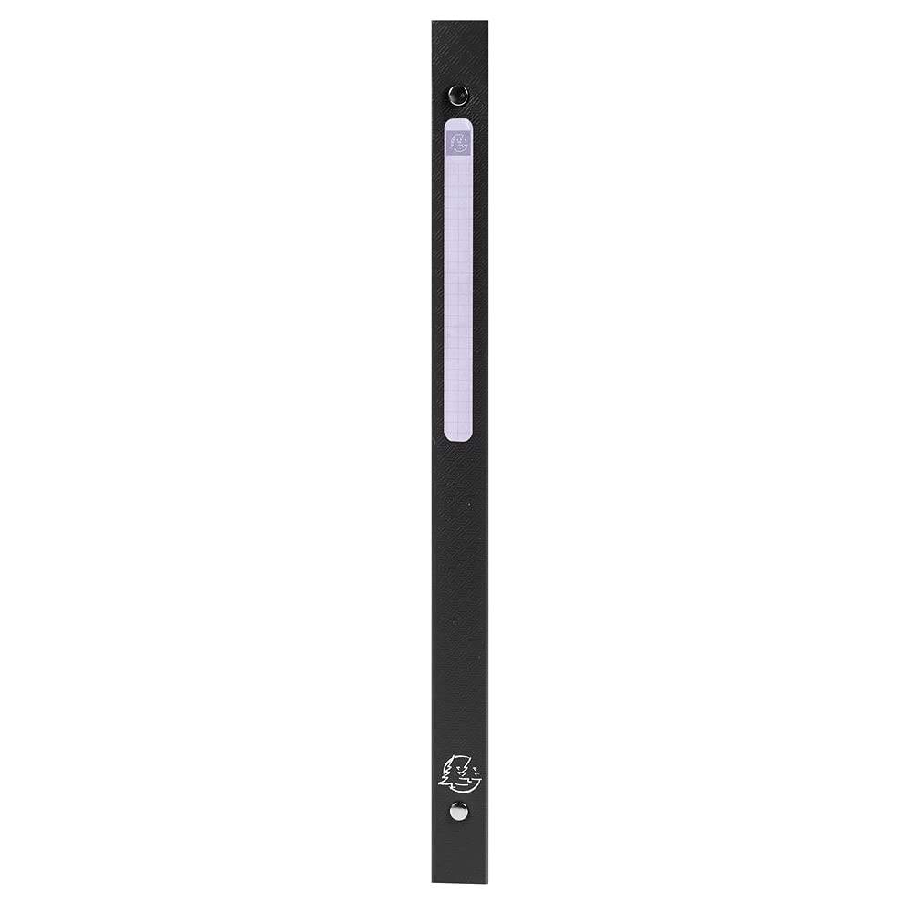 Exacompta O-Ring Binder - Flexible PP Cover | A4 | 4 Round Rings 15mm | Black 2