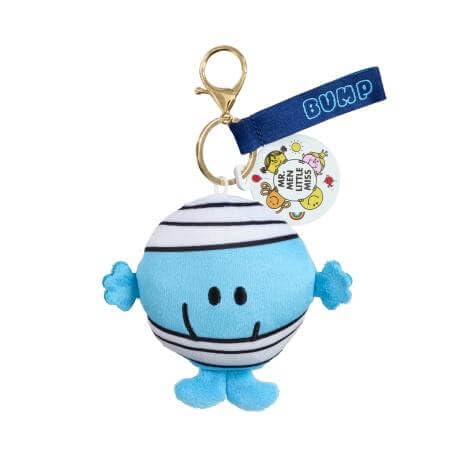 Rainbow Designs Mr Bump Plush Keyring - Soft Polyester | Gold-Tone Attachment | 110x35x160mm 1