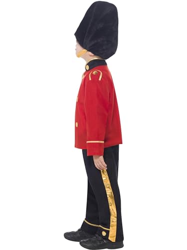 Smiffys Busby Guard Costume - Red Top, Trousers and Hat, Ages 7-9 6