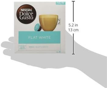 NESCAFÉ Dolce Gusto Flat White Kaffeepads – 48 Kapseln (3 Schachteln mit je 16 Stück) – Cremige Milch- und Espressomischung