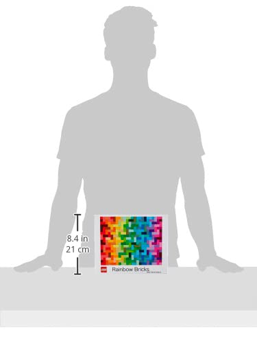 LEGO Rainbow Bricks Puzzle - 1000-Piece Gradient Challenge for Adults & Kids