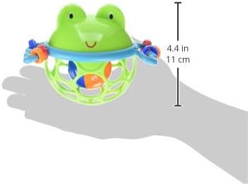 Oball Jingle & Shake Pal Frog Rattle Toy for Babies