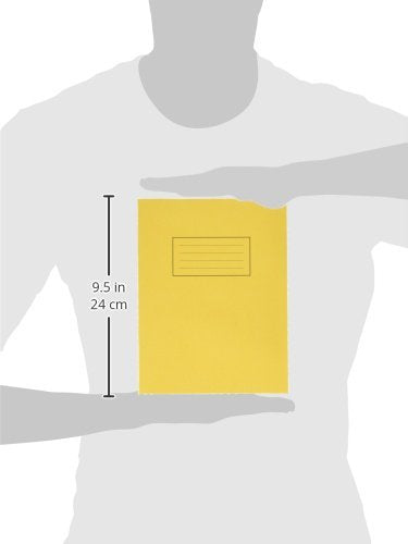 Silvine Composition Notebooks - 10 Pack | 9x7" (229x178mm) | 80 Pages Ruled with Margin | Yellow 3