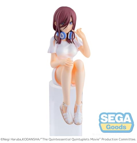 Sega Goods The Quintessential Quintuplets - Miku Nakano PM Perching Figure (SG52606)