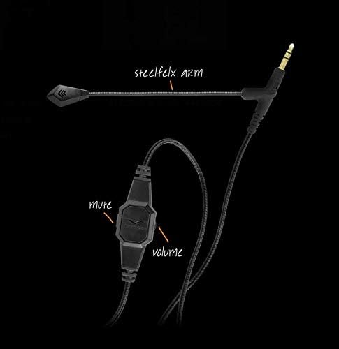 V-Moda BoomPro Detachable Microphone for Gaming & Communication - Black