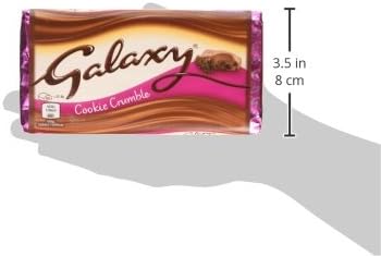 Galaxy Cookie Crumble Milk Chocolate Bar - Movie Night Snack, Chocolate Gift [Blu-ray]
