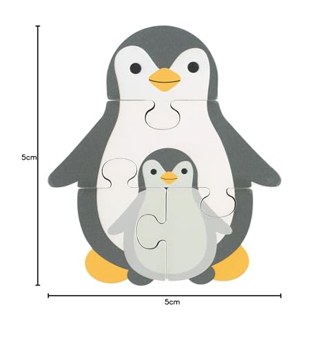 Penguin Mini Wooden Puzzle - Educational Jigsaw for Toddlers 12 Months+ 9