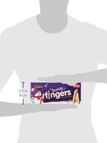 Cadbury Snowy Fingers Limited Edition Chocolate Biscuits, 115g 3
