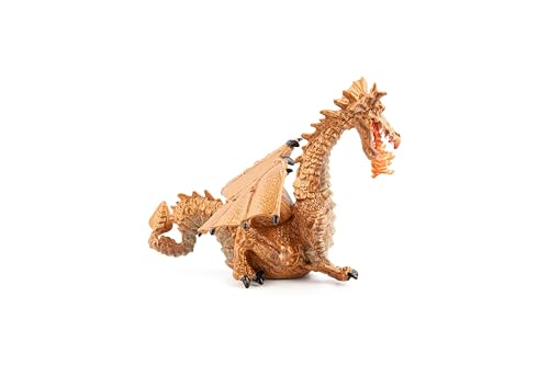 Papo 39095 Gold Dragon with Flame - Enchanted World Fantasy Figure for Kids 3+ 3
