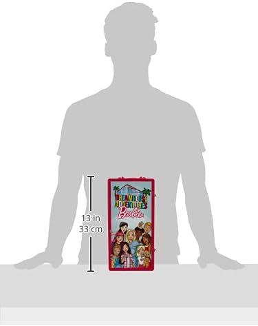 Theo Klein 5801 Barbie Wardrobe Trunk - Playset with Clothes Rails & Shelves for Kids 3+