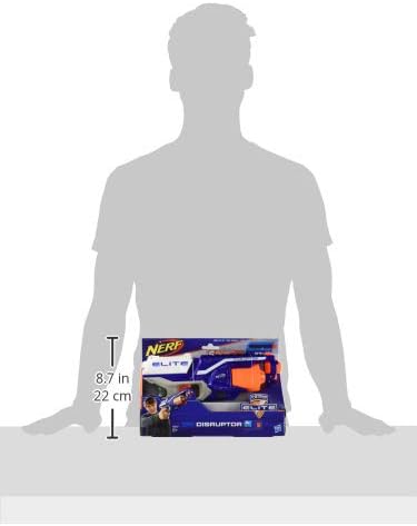 Nerf N-Strike Elite Disruptor - 6-Dart Rotating Drum Blaster for Fast-Paced Action
