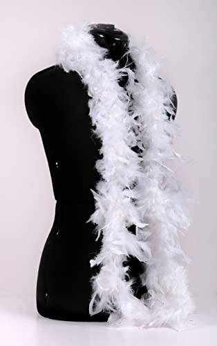 Trimits Marabou Feather Boa 1.8m - White Fluffy Costume Accessory for Festivals, Pride, Weddings & Decor 8