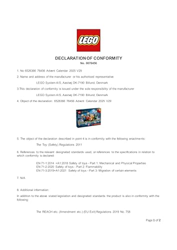 LEGO Harry Potter Advent Calendar 2025 - 278-Piece Building Set with 8 Minifigures & 6 Creatures for 7+ 11