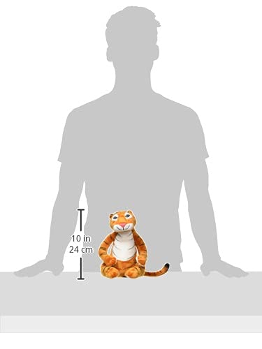 Aurora The Tiger Who Came to Tea Soft Toy - 10.5In Orange and White Plush Stuffed Animal 4