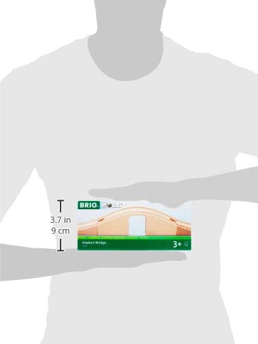 BRIO World Viaduct Bridge - Wooden Train Set Accessory for Kids 3 Years Up 3