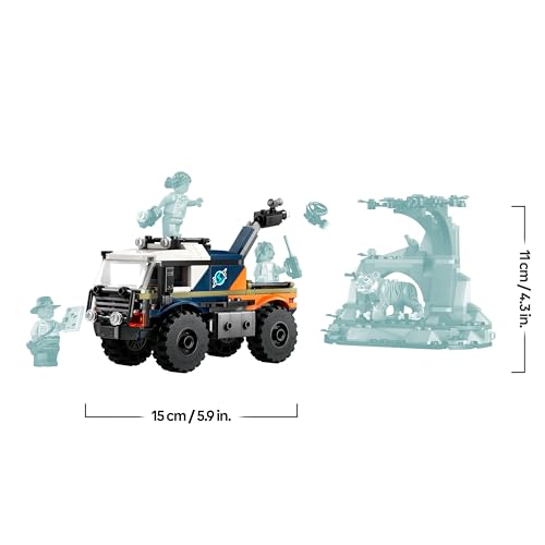 LEGO City Jungle Explorer Off-Road Truck Building Set - 314-Piece Playset for Ages 6+ 14