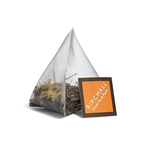 Birchall Green Tea & Peach - 80 Plant-Based Tea Bags