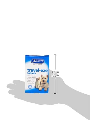 Johnsons Vet Travel Eze Capsules for Dogs - Calming Support for Travel | 24 Count