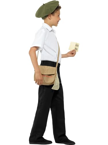 Smiffys Evacuee Instant Kit - Brown with Hat, Bag & Ration Book 7