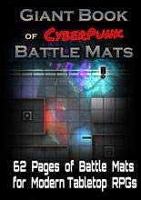 Loke Battle Mats The Giant Book of Cyberpunk Battle Mats (A3)