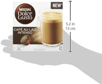 NESCAFÉ Dolce Gusto Café Au Lait Intenso Coffee Pods, 16 Capsules (48 Servings)