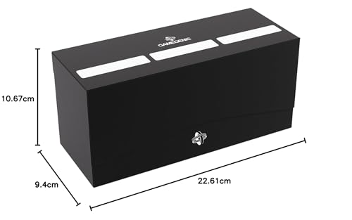 Gamegenic Triple Deck Holder 300+ XL Black – Card Storage Box for Double-Sleeved Cards 10