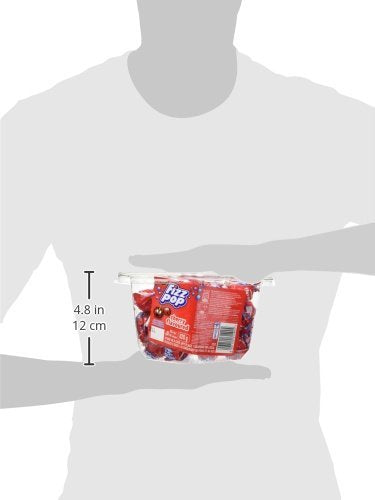 Beacon Cherry Fizz Pops - Sherbet Filled Lollipop (Pack of 40)