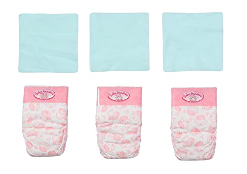 Baby Annabell Potty Set - Includes Potty, Nappies, Tissue Dispenser & Soap Pump for 43cm Dolls - 706602 10