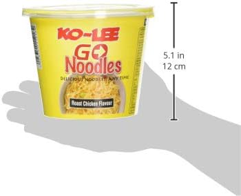 Ko-lee Go Cup Noodles Roast Chicken Flavour 65g (Pack of 12)