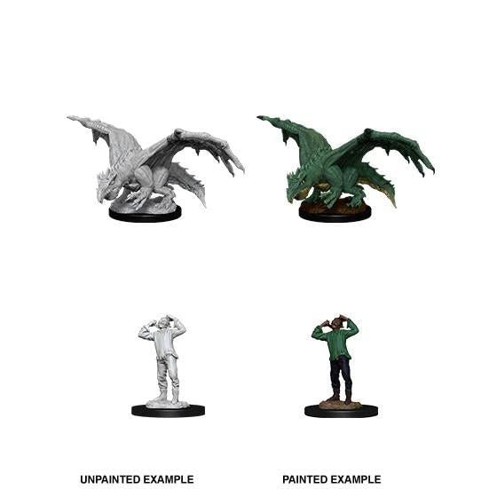 Dungeons & Dragons WizKids Miniature Figure - Primed Dragon Model | Plastic | Multicoloured | 85mm