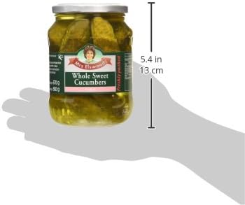 Elswood Whole Sweet Cucumbers 670g Jar
