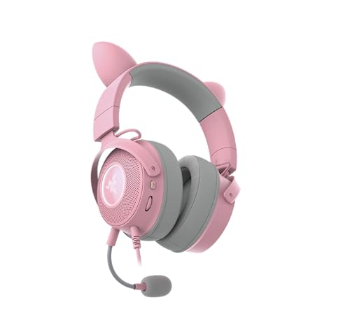 Razer Kraken Kitty Edition V2 Pro - Wired RGB Gaming Headset with Interchangeable Ears 18