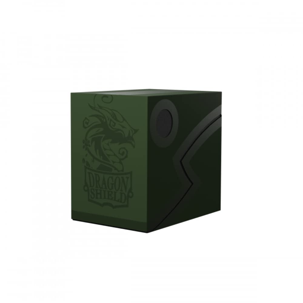 Dragon Shield Revised Forest Double Shell Deck Box (Green/Black) by Arcane Tinmen