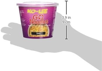 Ko-lee Go Cup Noodles Curry Flavour 65g (Pack of 12)