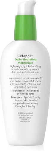 Cetaphil Daily Hydrating Face Moisturiser (88ml) - Lightweight Hyaluronic Acid Moisturizer for Sensitive Skin 11