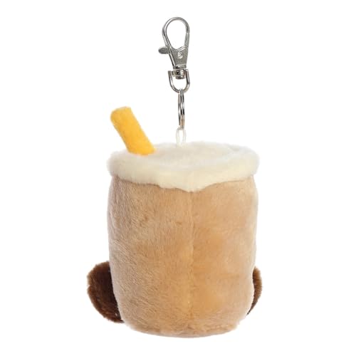 AURORA Palm Pals Milky Tea Boba Clip-On Soft Toy - 10cm, Brown, Eco-Friendly Fill 4