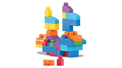 Mega Bloks First Builders Big Building Bag - 80 Pieces | Ages 1+ | Easy Storage 4
