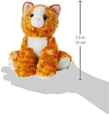 Aurora World Mini Flopsie Molly Cat - 8-inch Plush Ginger Tabby Cat Toy