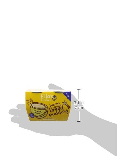 Ella's Kitchen Organic Banana & Vanilla Bread Pudding, 4 x 80g 3