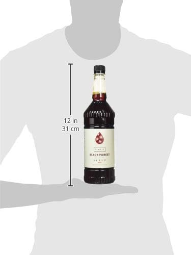 Simply - Black Forest Syrup Vegan & Nut Free Flavoured Syrup for Coffee, Cocktails & Baking