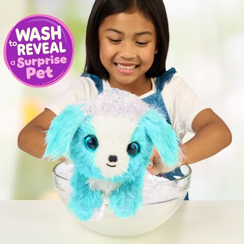 Scruff-a-Luvs Pet Scruffs Blue - Wash & Reveal Mystery Plush Toy, 7.5" Tall 10